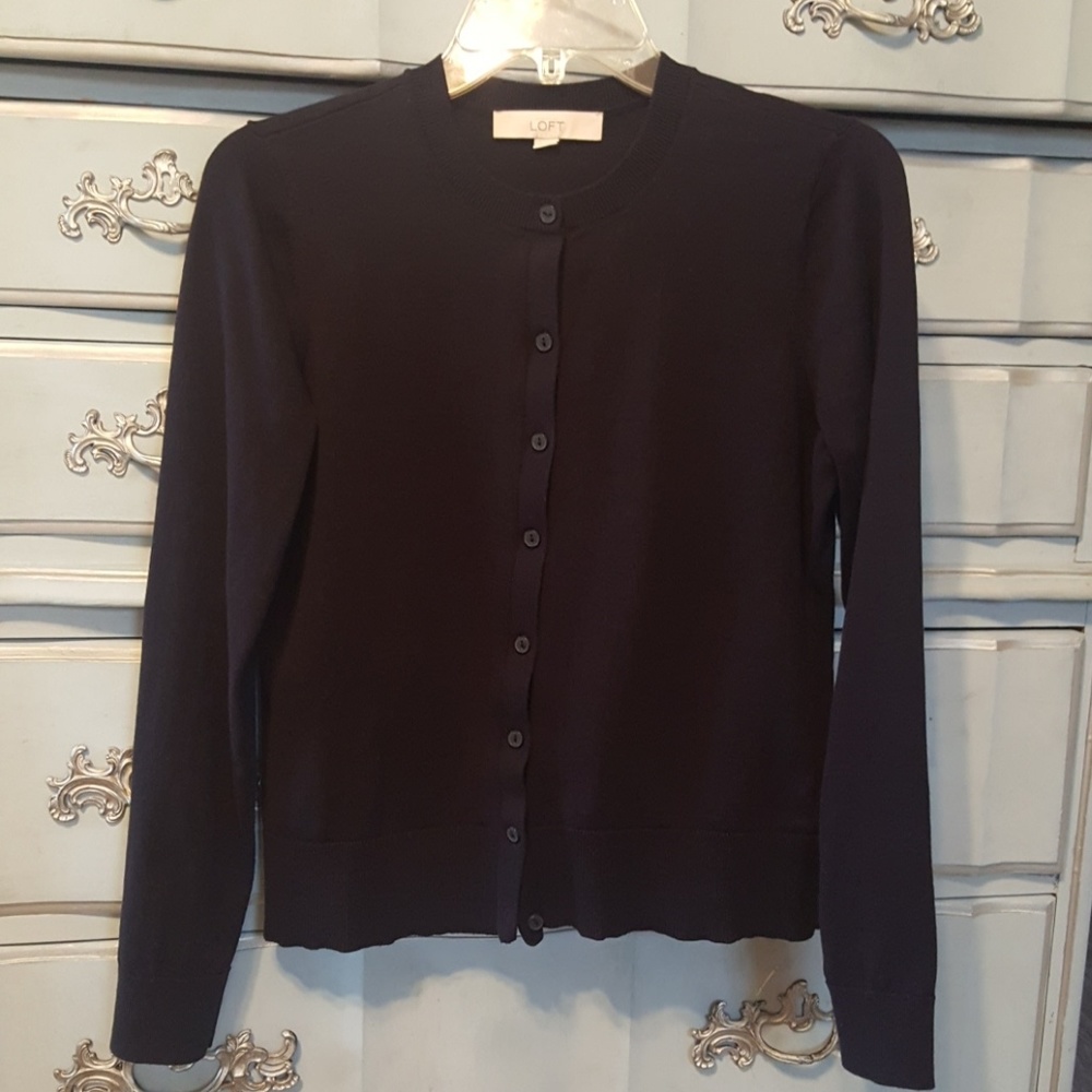 Loft button up cardigan